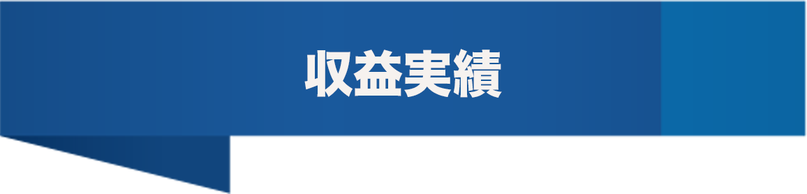 収益実績